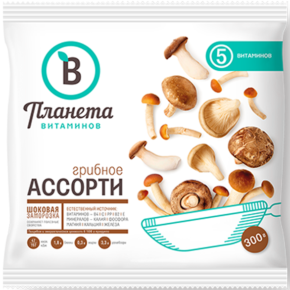 "PLANET OF VITAMINS" MUSHROOM ASSORTED